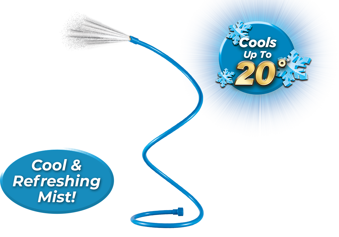 Cool & Refreshing Mist! Cools Up To 20°F*